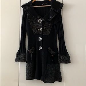 Funky and Flirty Sweater Coat